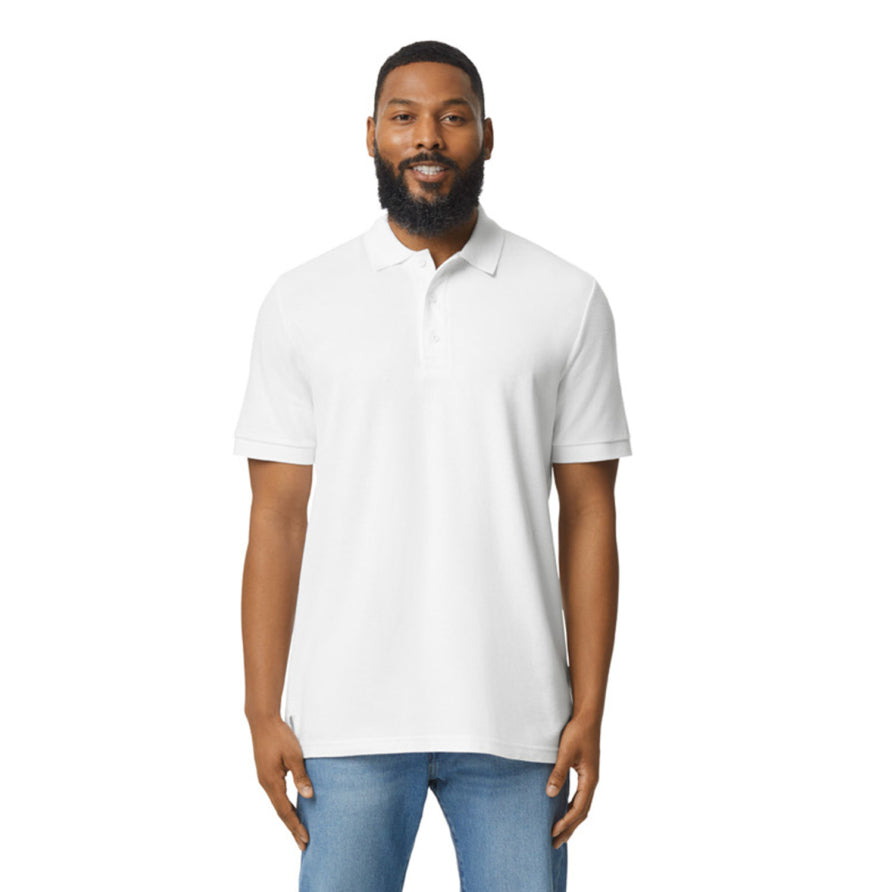 Unisex Midweight Double Pique Polo